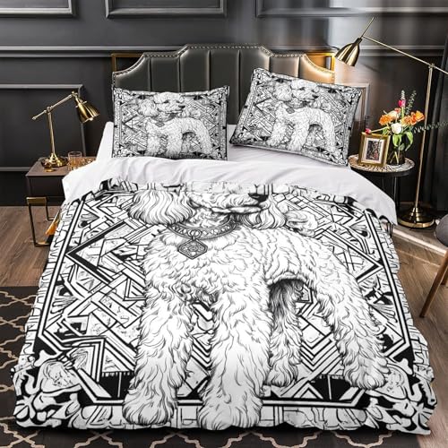 XQGASOEBN Pirate Ship Sailing 3D-Gedruckter Bettwäsche-Set dreiteiliger Historical Naval Vessel Bettdeckenbezug Zip Verschluss Atmungsaktiv Hautfreundlich mit Kopfkissenbezug for Kinder?135x200cm?