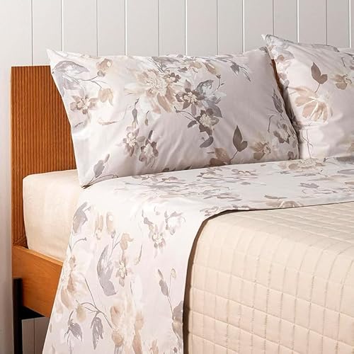 Zucchi Bianocasa Bettwäsche-Set für Doppelbett, Baumwolle, Art. Brianna + Dufttablett für Schränke