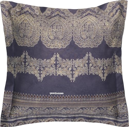 Bassetti BRUNELLESCHI Kissenhülle zu Bettwäsche aus 100% Baumwollsatin in der Farbe Grau v.G6, Maße: 40x40 cm - 9285946