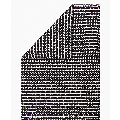 Marimekko - Räsymatto Dc - Bettbezug - Baumwolle - Schwarz/Weiss - Punkte - 240 x 220cm
