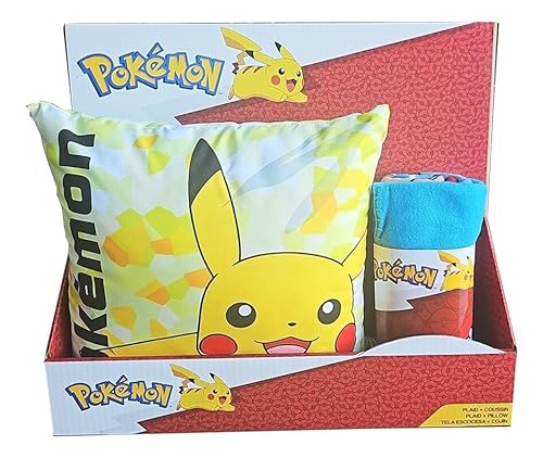 empireposter Pokemon Dream Team Geschenkset Kissen und Decke