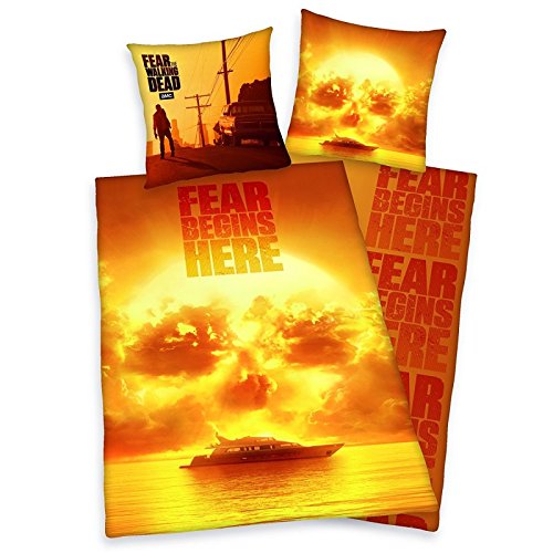 Fear The Walking Dead Bettwäsche, 2-teilig 80 x 80 cm, 135 x 200 cm Baumwolle 100% bunt