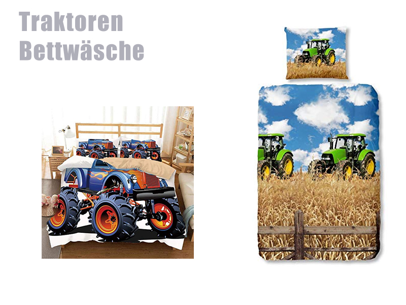 Bettwäsche mit Traktoren Traktoren Bettwäsch